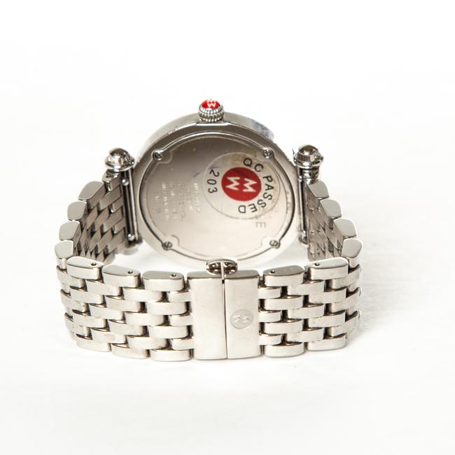 Michele Silver Stainless Steel Caber Watch Michele Silver Stainless Steel Caber Watch