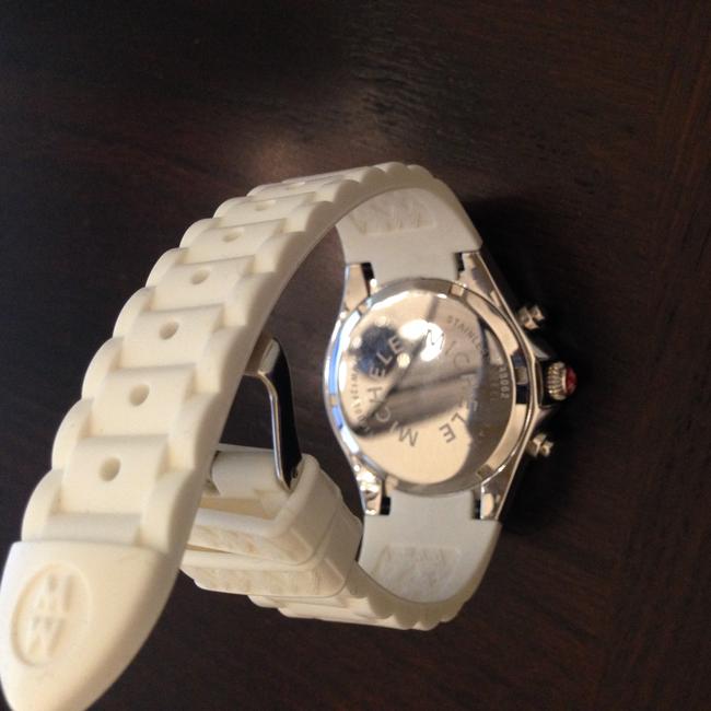 Michele White Jelly Tahitian Bean Carousel 40mm Watch Michele White Jelly Tahitian Bean Carousel 40mm Watch