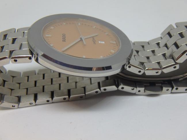 Rado Tungsten/Steel and Salmon " Diastar " Quartz Uni-sex Watch Rado Tungsten/Steel and Salmon " Diastar " Quartz Uni-sex Watch