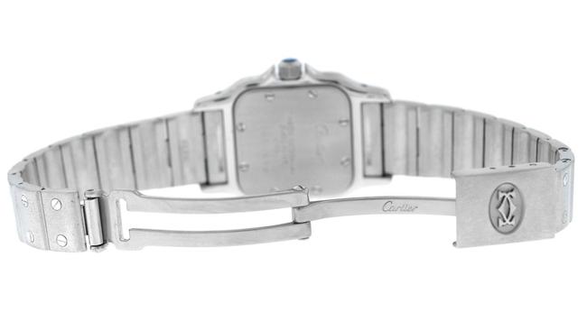 Cartier Silver Ladies Santos Galbee 1565 Stainless Steel 24mm Quartz Watch Cartier Silver Ladies Santos Galbee 1565 Stainless Steel 24mm Quartz Watch