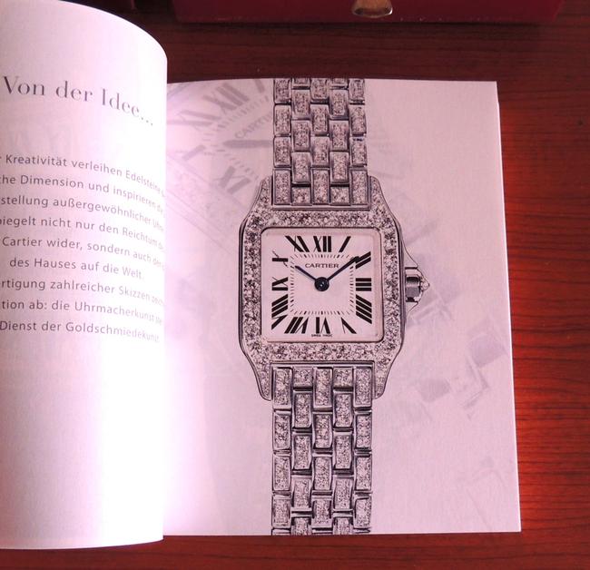 Cartier Off White Panthere Diamonds 107000 Solid 18k Yg 22mm & P Watch Cartier Off White Panthere Diamonds 107000 Solid 18k Yg 22mm & P Watch