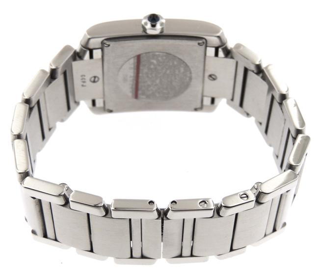 Cartier Silver Box Tank Francaise Ss Midsize 2465 Date 26mm and & B Watch Cartier Silver Box Tank Francaise Ss Midsize 2465 Date 26mm and & B Watch