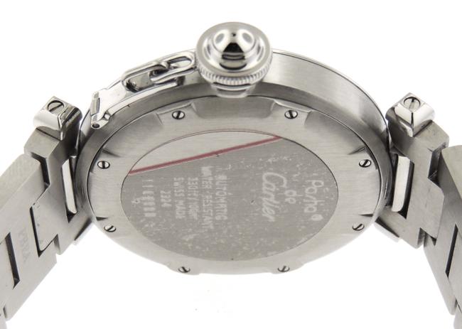 Cartier White Mint Men Pasha C 2324 Ss 35mm Date Watch Cartier White Mint Men Pasha C 2324 Ss 35mm Date Watch
