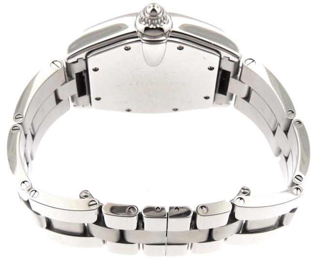 Cartier Silver Mint Men Roadster Large Ss 2510 Dial Date Watch Cartier Silver Mint Men Roadster Large Ss 2510 Dial Date Watch