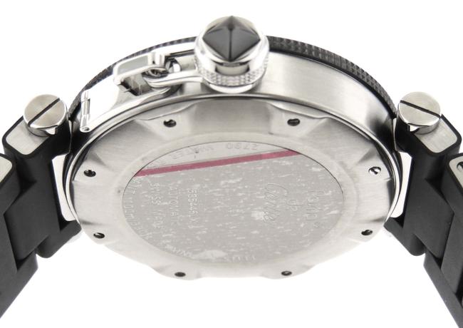 Cartier Black Mint Mens Pasha Seatimer Date Ss 40.5 Mm Watch Cartier Black Mint Mens Pasha Seatimer Date Ss 40.5 Mm Watch