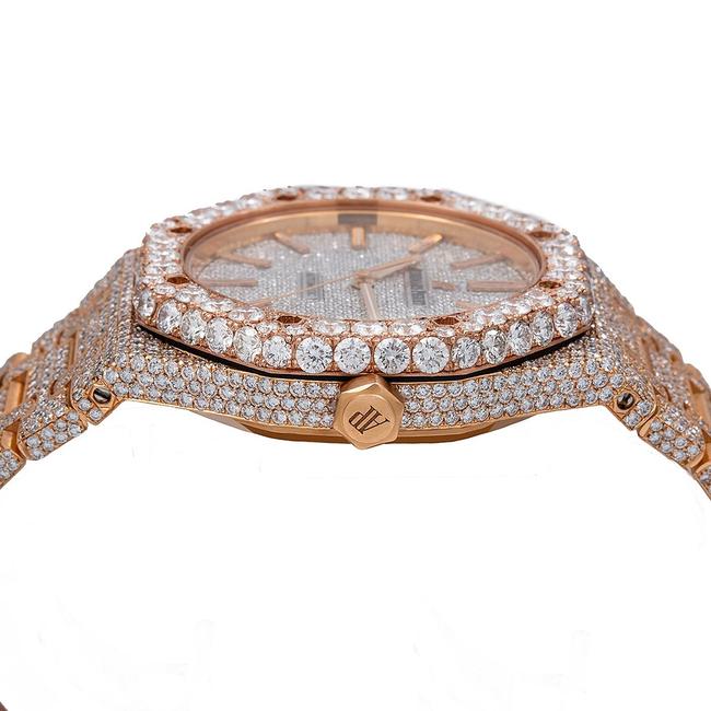 Audemars Piguet Rose Gold Royal Oak 15400or 41mm White Diamond Dial Watch Audemars Piguet Rose Gold Royal Oak 15400or 41mm White Diamond Dial Watch