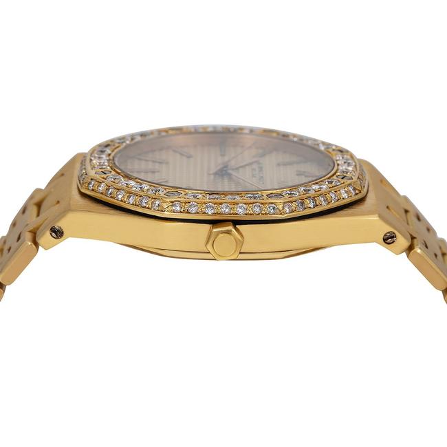 Audemars Piguet Champagne Royal Oak 4100ba 36mm Dial with Yellow Gold Watch Audemars Piguet Champagne Royal Oak 4100ba 36mm Dial with Yellow Gold Watch