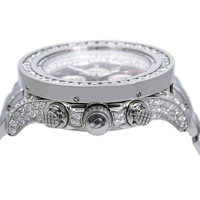 Breitling Black Super Avenger A13370 48mm Diamond Dial with 9.35 Ct Watch Breitling Black Super Avenger A13370 48mm Diamond Dial with 9.35 Ct Watch