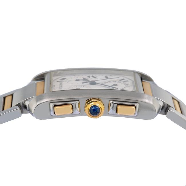 Cartier White Tank Fran?aise W51004q4 28mm Dial with Stainless Steel Watch Cartier White Tank Fran?aise W51004q4 28mm Dial with Stainless Steel Watch