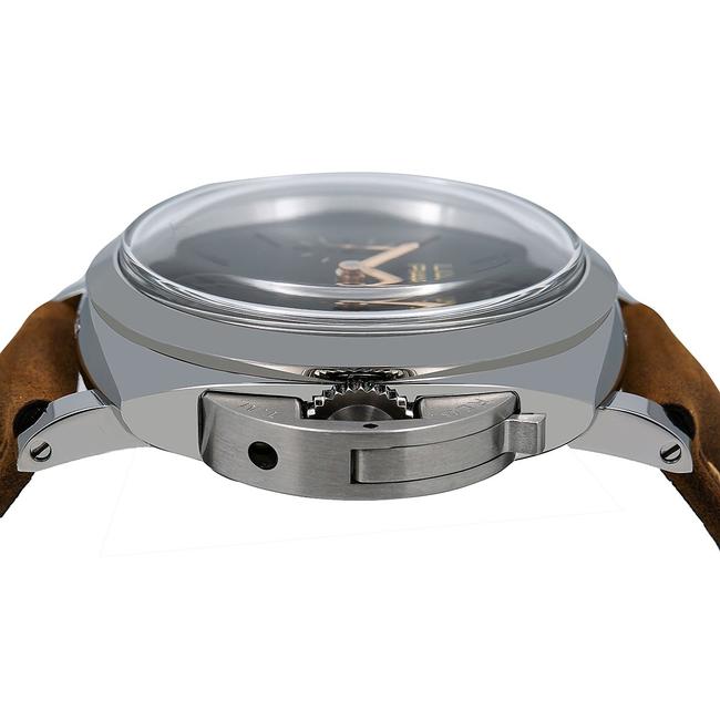 Panerai Black and Brown Luminor 1950 3 Days Power Reserve Pam00423 47mm Dial Watch Panerai Black and Brown Luminor 1950 3 Days Power Reserve Pam00423 47mm Dial Watch