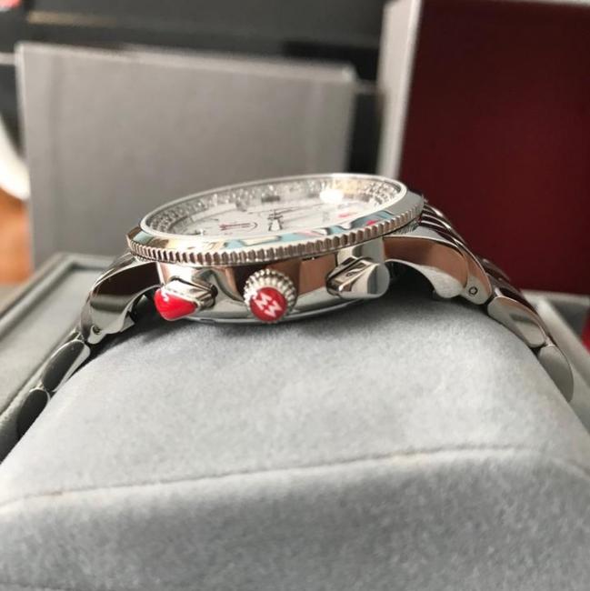 Michele Silver Diamond Sports Sail Watch Michele Silver Diamond Sports Sail Watch