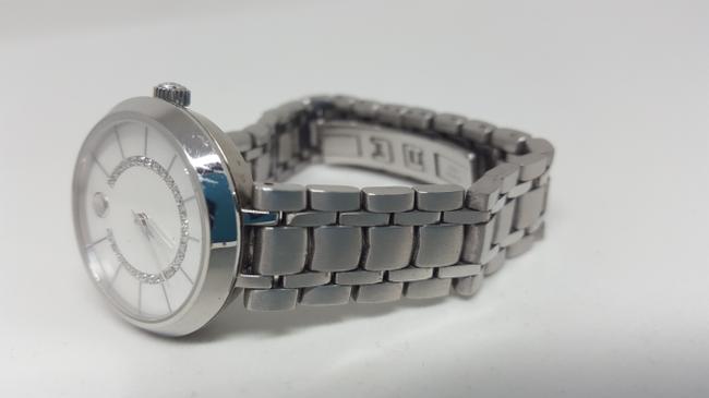 Movado Silver 0606920 Mop Dial Ss Bracelet Diamond Womens Watch Movado Silver 0606920 Mop Dial Ss Bracelet Diamond Womens Watch