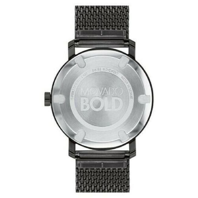 Movado Black 3600261 Bold Stainless Steel Mens Mesh Watch Movado Black 3600261 Bold Stainless Steel Mens Mesh Watch