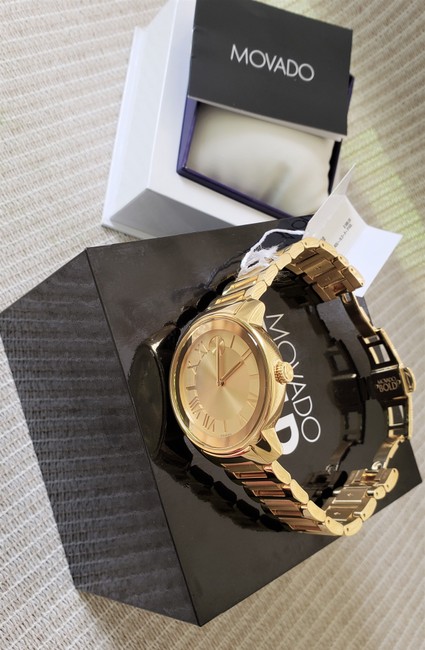 Movado Gold Round Dial Watch Movado Gold Round Dial Watch