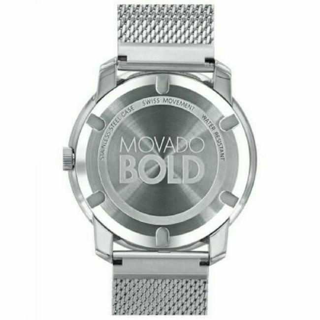 Movado Silver Bold Dial Stainless Steel Mesh Mens 3600260 Watch Movado Silver Bold Dial Stainless Steel Mesh Mens 3600260 Watch