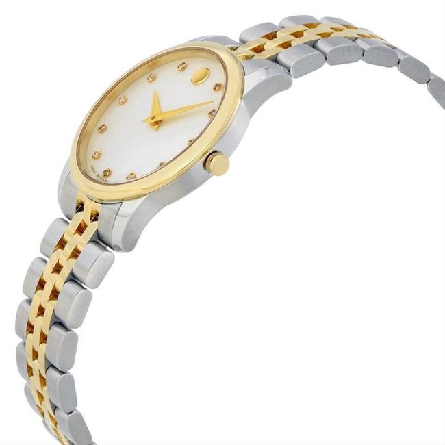 Movado Two Tone Ladies Museum Mop Swiss Quartz 0606613 Watch Movado Two Tone Ladies Museum Mop Swiss Quartz 0606613 Watch