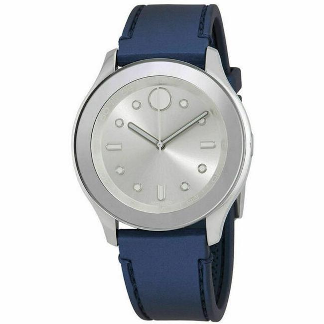Movado Silver/Blue 3600427 Womens Bold Quartz Watch Movado Silver/Blue 3600427 Womens Bold Quartz Watch