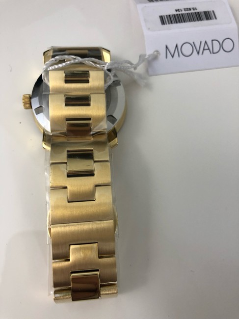 Movado Gold Box W Womens Swiss Gold-tone Bracelet 38mm 3600085 New W/Box Watch Movado Gold Box W Womens Swiss Gold-tone Bracelet 38mm 3600085 New W/Box Watch