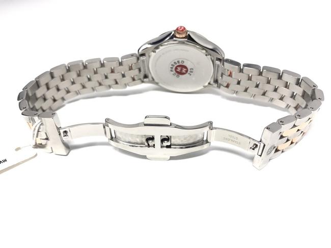 Michele Rose Gold/ Silver New Belmore Diamond 37mm Two-tone Mww29a000010 Watch Michele Rose Gold/ Silver New Belmore Diamond 37mm Two-tone Mww29a000010 Watch