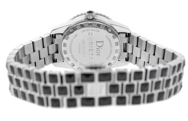 Dior Silver Black New Lady Christian Christal Cd112119a001 Diamond Mop Ss Quartz Watch Dior Silver Black New Lady Christian Christal Cd112119a001 Diamond Mop Ss Quartz Watch