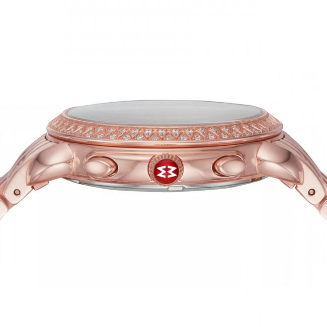 Michele Rose Gold Sidney Stainless Mother Of Pearl Diamond Mww30a000033 Watch Michele Rose Gold Sidney Stainless Mother Of Pearl Diamond Mww30a000033 Watch