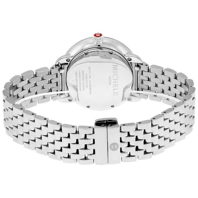 Michele Silver Serein Mid Stainless Blush Pink Diamond Mww21b000137 Watch Michele Silver Serein Mid Stainless Blush Pink Diamond Mww21b000137 Watch