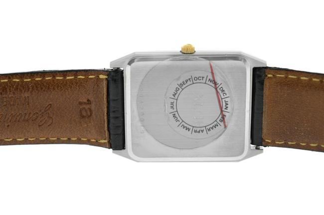 Longines Gold Plaque Stainless Steel New Unisex Xl18 Diamond Quartz 26mm X 29mm Watch Longines Gold Plaque Stainless Steel New Unisex Xl18 Diamond Quartz 26mm X 29mm Watch