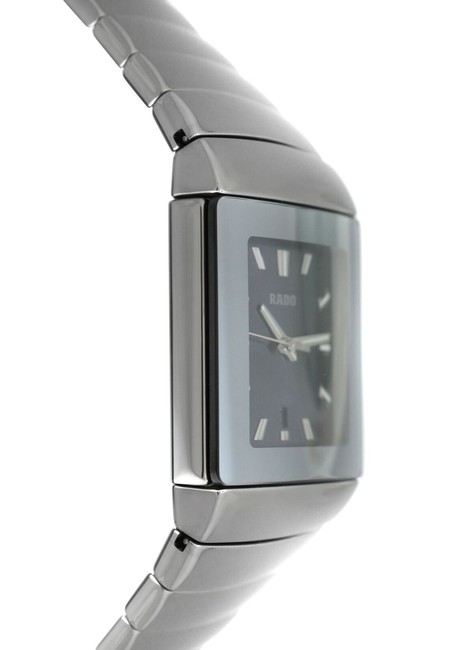 Rado Silver Blue New Unisex Sintra R13432212 Ceramic 31mm Date Quartz Watch Rado Silver Blue New Unisex Sintra R13432212 Ceramic 31mm Date Quartz Watch