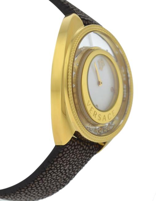 Versace Gold Tone Stainless Steel New Destiny Spirit 86q701md497 S497 Floating Spheres 38mm Watch Versace Gold Tone Stainless Steel New Destiny Spirit 86q701md497 S497 Floating Spheres 38mm Watch