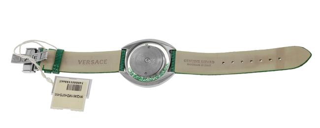 Versace Silver New Destiny Spirit 86q961md497 S455 Floating Emeralds 38mm Watch Versace Silver New Destiny Spirit 86q961md497 S455 Floating Emeralds 38mm Watch
