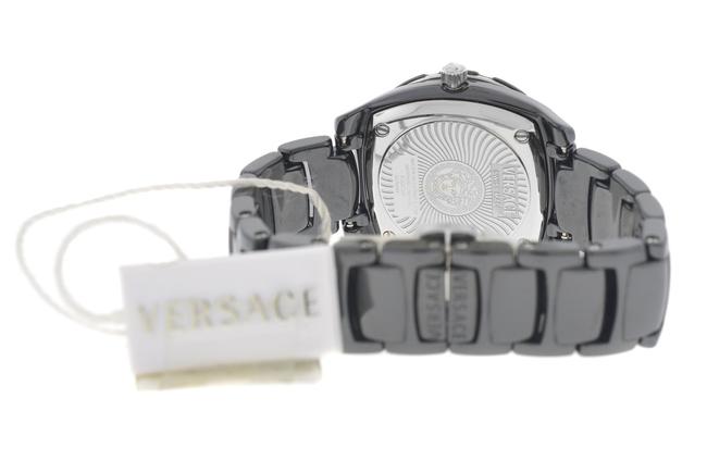 Versace Black New Dv One 63qcs9d009 Sc09 Ceramic Steel Diamond 36mm Quartz Watch Versace Black New Dv One 63qcs9d009 Sc09 Ceramic Steel Diamond 36mm Quartz Watch