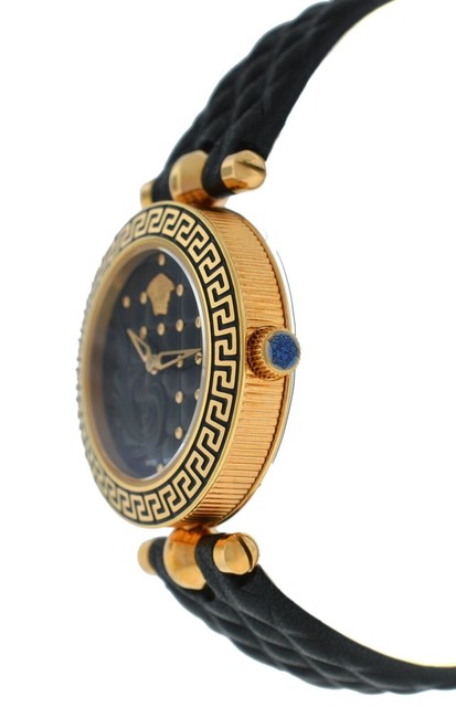 Versace Gold New Vanitas Vqm010015 Electroplated Steel Quartz 30mm Watch Versace Gold New Vanitas Vqm010015 Electroplated Steel Quartz 30mm Watch