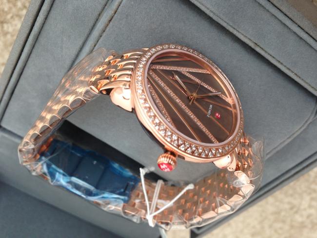 Michele Multicolor (Rosegold/Brown) Serein 16 Mid City Diamond Watch Michele Multicolor (Rosegold/Brown) Serein 16 Mid City Diamond Watch