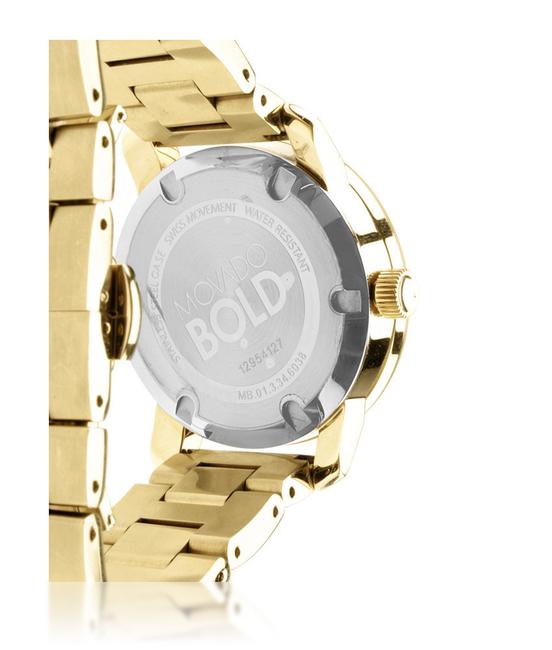Movado Gold 3600104 Swiss Ion Stainless Steel Quartz (167045) Watch Movado Gold 3600104 Swiss Ion Stainless Steel Quartz (167045) Watch