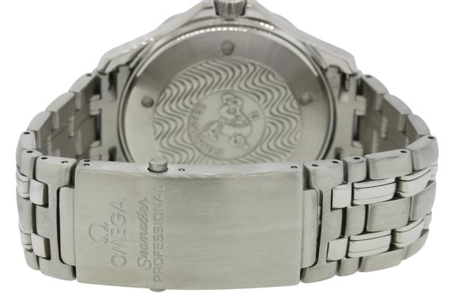 Omega Stainless Steel White Seamaster Pro 2532.20 Wave 41mm Quartz Watch Omega Stainless Steel White Seamaster Pro 2532.20 Wave 41mm Quartz Watch