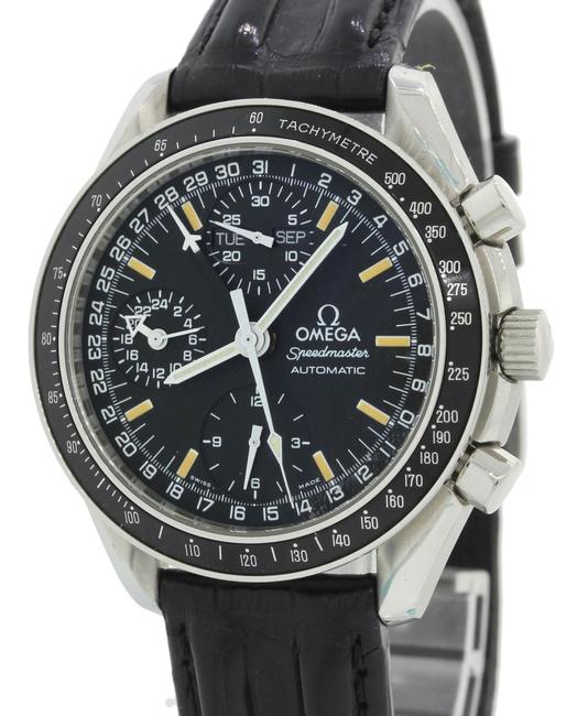 Omega Black Speedmaster Triple Date Chronograph 3820.50 39mm Steel Wbox J8 Watch Omega Black Speedmaster Triple Date Chronograph 3820.50 39mm Steel Wbox J8 Watch
