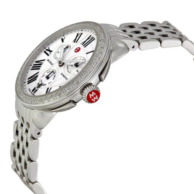 Michele Silver Serein Stainless Chronograph Diamond Mww21a000001 Watch Michele Silver Serein Stainless Chronograph Diamond Mww21a000001 Watch