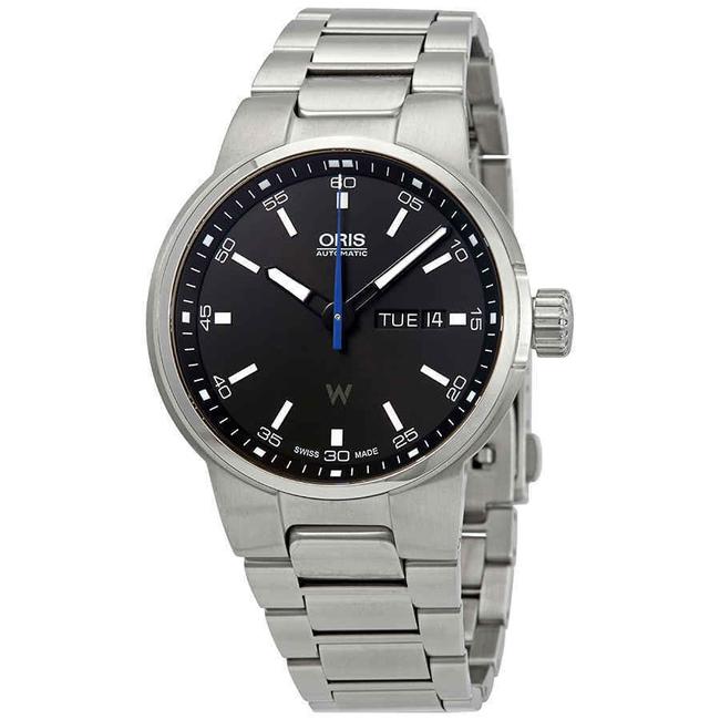 Oris Silver 01 735 7752 4154-07 8 24 08 Mens Tt1 Day Date Black Watch Oris Silver 01 735 7752 4154-07 8 24 08 Mens Tt1 Day Date Black Watch