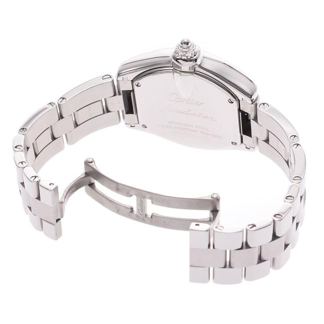Cartier Pink Stainless Steel Roadster Quartz W62017v3 Womens Wristwatch 36 X 30 Mm Watch Cartier Pink Stainless Steel Roadster Quartz W62017v3 Womens Wristwatch 36 X 30 Mm Watch