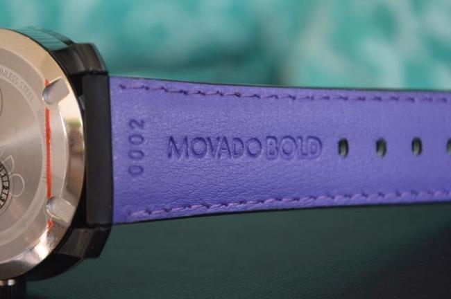 Movado Black Bold Pink Museum Dot Wristwatch Watch Movado Black Bold Pink Museum Dot Wristwatch Watch