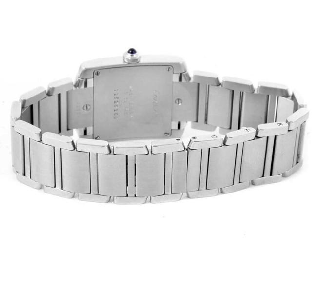 Cartier Silver Tank Francaise Dial Mens Watch Cartier Silver Tank Francaise Dial Mens Watch