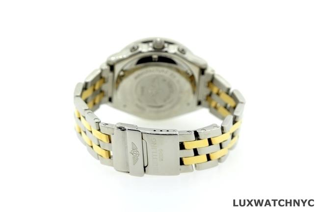 Breitling 4ct Mens 2-tone Chronographe with Appraisal Watch Breitling 4ct Mens 2-tone Chronographe with Appraisal Watch