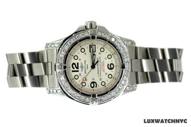 Breitling 3.5ct Superocean Stainless Steel with Appraisal Watch Breitling 3.5ct Superocean Stainless Steel with Appraisal Watch