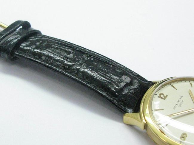 Patek Philippe Yellow Gold 18kt Black Leather Strap 2569 Watch Patek Philippe Yellow Gold 18kt Black Leather Strap 2569 Watch