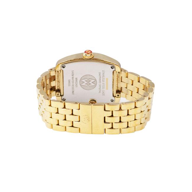 Michele Yellow Gold Tone Mw02a01 Mini Urban Plated Diamond Ladies Watch Michele Yellow Gold Tone Mw02a01 Mini Urban Plated Diamond Ladies Watch