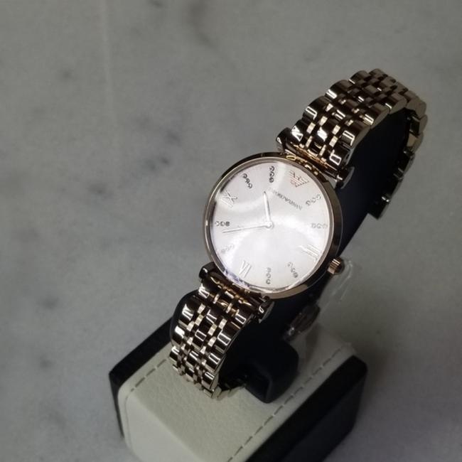 Emporio Armani Rose Gold Womens Pastel Pink Stainless Steel Watch Emporio Armani Rose Gold Womens Pastel Pink Stainless Steel Watch