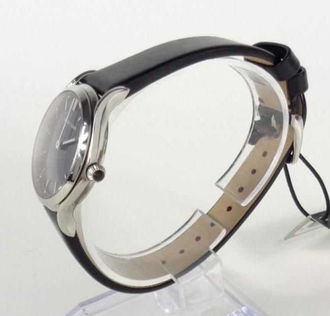 Emporio Armani Black/Silver Swiss Ars7012 Sunray Dial & Leather Strap Watch Emporio Armani Black/Silver Swiss Ars7012 Sunray Dial & Leather Strap Watch