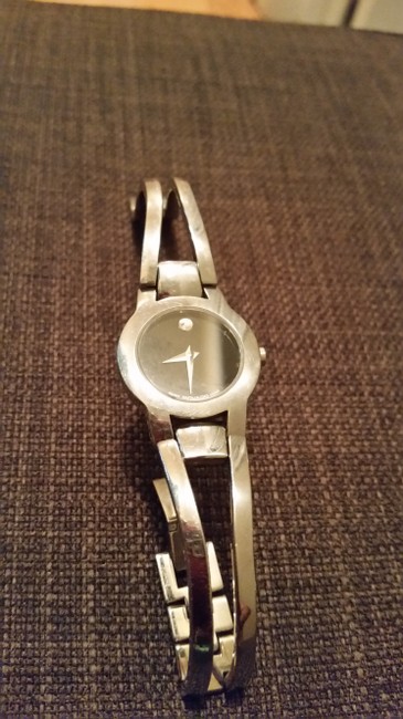 Movado Silver with Diamond Accent Ladies Watch Movado Silver with Diamond Accent Ladies Watch