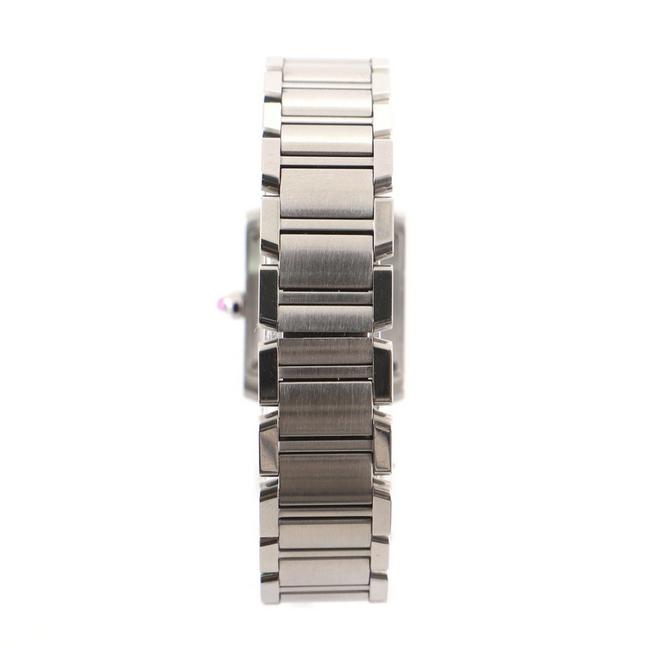 Cartier Pink Tank Francaise Quartz Stainless Steel with Mother Of Pearl 20 Watch Cartier Pink Tank Francaise Quartz Stainless Steel with Mother Of Pearl 20 Watch