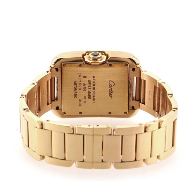 Cartier Silver Tank Anglaise Rose Gold 30 Watch Cartier Silver Tank Anglaise Rose Gold 30 Watch